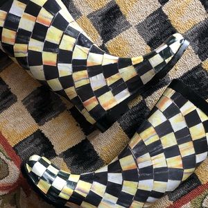 Mackenzie Child’s inspired rain boots for decor